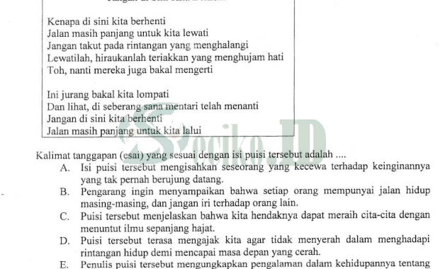 latihan soal indonesia