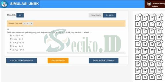 aplikasi simulasi unbk online 2018 2019