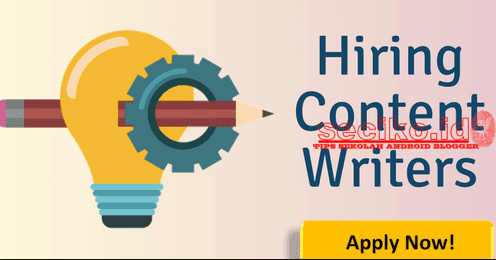 Hiring Content Writers