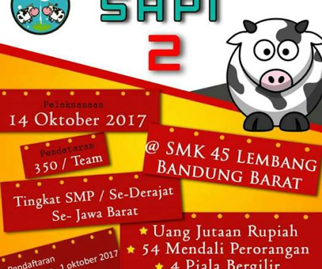 Info Lomba Paskibra Tingkat SMP Se-derajat se Jawa Barat di SMK 45 Lembang BANDUNG BARAT