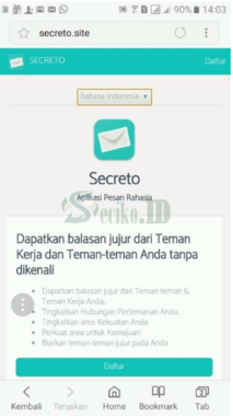 Cara Daftar dan Cara Menggunakan Secreto.site 2018
