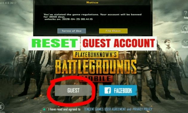 cara hapus akun pubg mobile