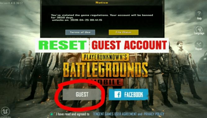 cara hapus akun pubg mobile