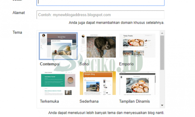 Cara Membuat Blog Gratis di Blogger.com Terbaru 2019