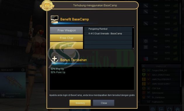cara memasang basecamp point blank zepetto di rumah
