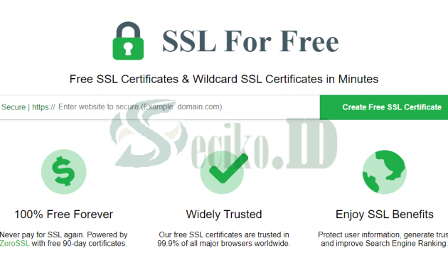 Cara mendapatkan sertifikat ssl gratis