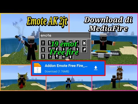 Video CARA DOWNLOAD ADDON EMOT FREE FIRE DI MINECRAFT – MINECRAFT ANDROID 2021