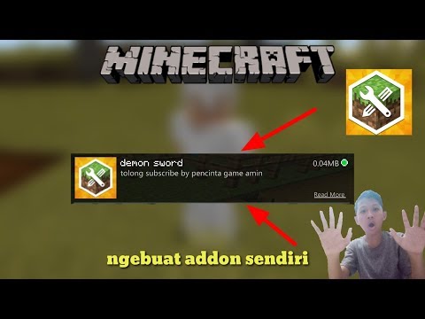 Video Cara membuat addon diminecraft pe indonesia 2021