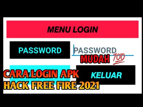 Video Cara Login Apk Hack Free fire 2021Dengan mudah 💯 work 2021