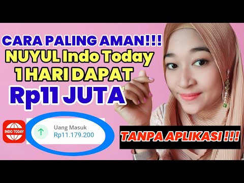Video BONGKAR! CARA TERCEPAT NUYUL APK INDO TODAY TANPA APLIKASI || APK PENGHASIL SALDO DANA TERCEPAT 2021 2021
