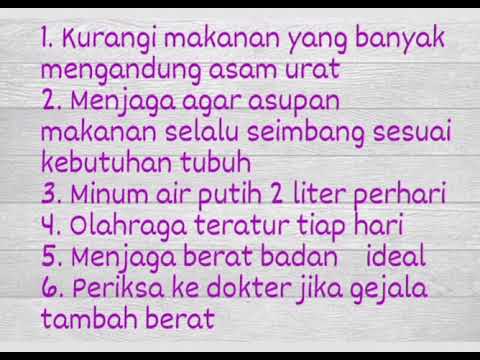 Video Cara mencegah Rematik 2021