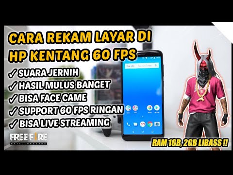 CARA MEREKAM LAYAR NO LAG DI HP KENTANG !! APLIKASI RECORD TERBAIK DI ANDROID ! BISA LIVE STREAMING 2021