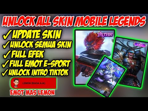 UPDATE | APLIKASI UNLOCK ALL SKIN MOBILE LEGENDS PATCH TERBARU 2021