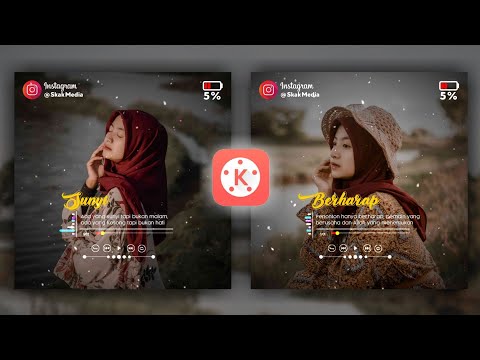 Cara Membuat Video Literasi dengan Template Keren di KineMaster | Story WA | Postingan IG Terbaru