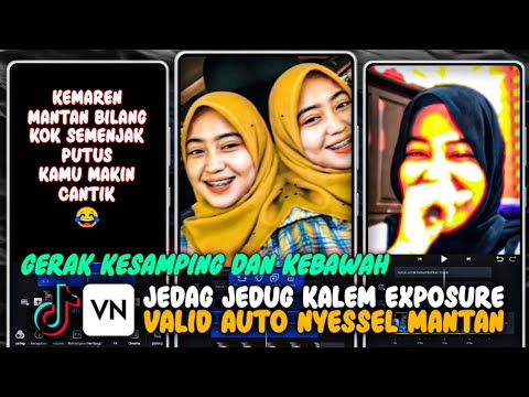 Cara Membuat Video Jedag Jedug Exposure Kalem Buat Mantan Viral Auto Nyesel di Apk VN Terbaru
