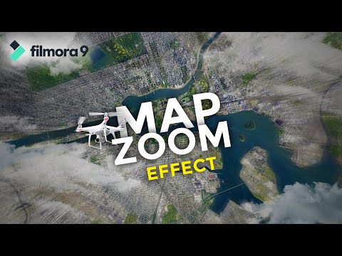 Cara Edit Video Map Zoom Effect | FILMORA TUTORIAL #10 Terbaru
