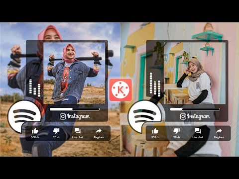 Cara Membuat Video Post Kekinian dengan Template Musik Keren dan Audio Spectrum di Kinemaster Terbaru