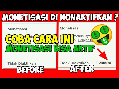 TERBARU !!! CARA MENGAKTIFKAN KEMBALI MONETISASI YANG DI NONAKTIFKAN Terbaru