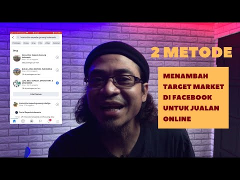 2 Metode Mencari Teman Tertarget Alias TARGET MARKET di Facebook Untuk Jualan Online