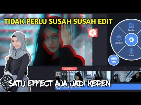 Cara Simple Edit Video Seperti Effect Glitch Dan Mulus Di Kinemaster