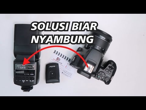 Solusi Flash Godox TT520 II Bisa di Kamera Canon 4000D, 3000D, 250D, 200D II, 1500D, 2000D Seri Baru