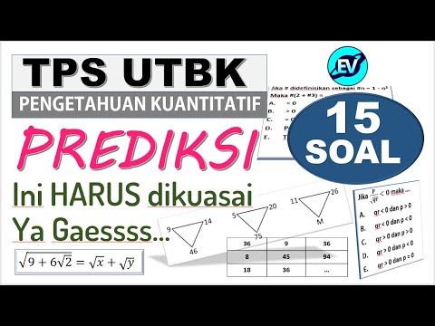 Prediksi TPS Kuantitatif UTBK 2021 [#1]