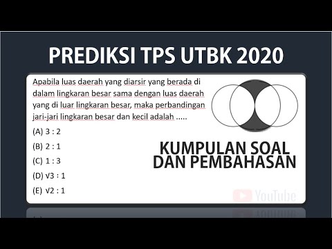 Kumpulan Soal dan Pembahasan TPS UTBK 2020 – Materi LINGKARAN