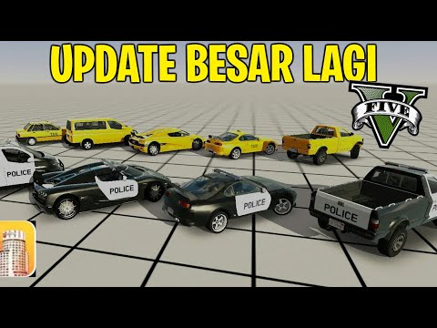 GTA 5 TERBAIK ANDROID UPDATE BESAR LAGI BOS ! ADA MOBIL TAKSI DAN POLISI !