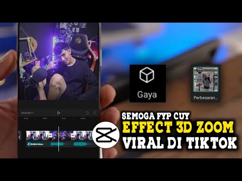 Cara Edit Effect 3D Zoom Viral Di Capcut