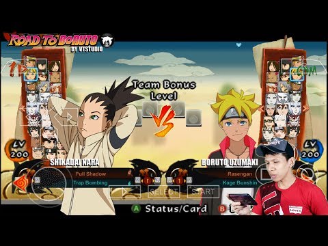 Dowload Di HP Android, Naruto Shippuden Ultimate Ninja Storm 4: Road To Boruto (Mod PPSSPP)