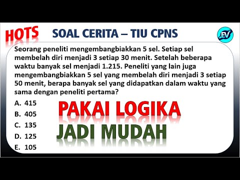 SOAL SULIT JADI MUDAH TANPA RUMUS SOAL CERITA HOTS TIU CPNS 2021 [#73]