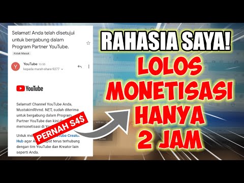 Cara Cepat Monetisasi 2021, HANYA hitungan JAM (Semua Saya Lalui ),, SIMAK PENJELASANNYA.. Terbaru
