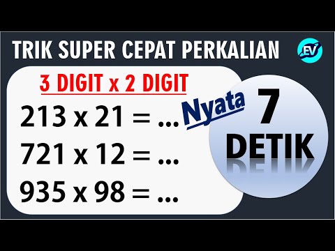 TRIK SUPER CEPAT PERKALIAN 3 DIGIT KALI 2 DIGIT – EDUVID