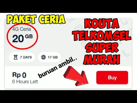 PAKET 20GB 4G CERIA TELKOMSEL | 2020 Terbaru