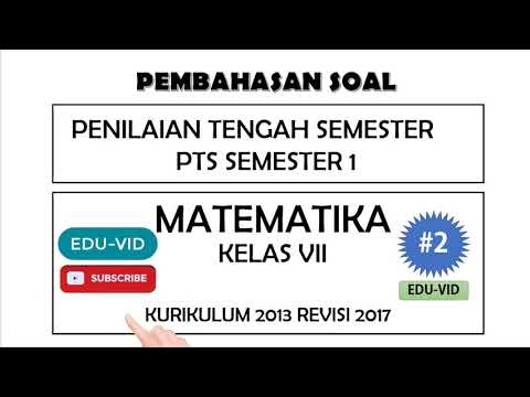 Pembahasan Soal PTS Matematika Kelas 7 Semester 1 Kurikulum 2013 Terbaru [#2]