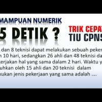 TRIK CEPAT JAWAB TIU CPNS 2021 – KEMAMPUAN NUMERIK SOAL CERITA [#81]