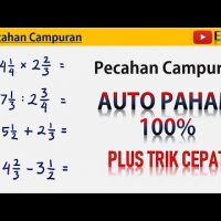 TRIK CEPAT Soal Pecahan Campuran (Operasi hitung perkalian pembagian penjumlahan pengurangan)