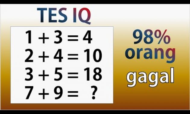 SOAL VIRAL TEKA TEKI MATEMATIKA – TES IQ