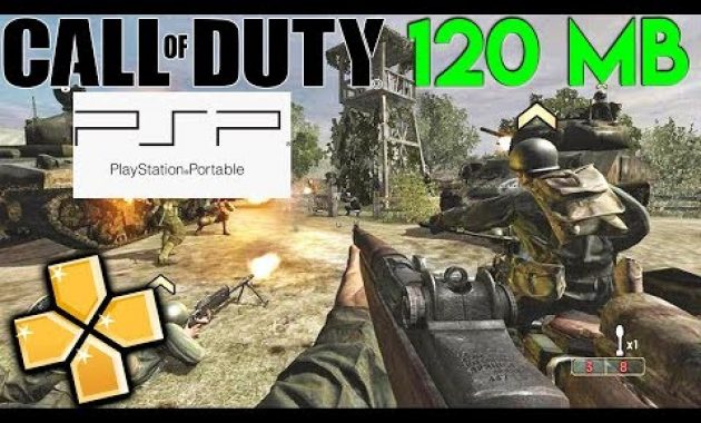 Cuma 120 MB ! Call Of Duty PSP di HP Android !