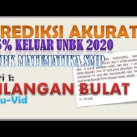 PREDIKSI AKURAT UNBK MATEMATIKA SMP 2020 – BILANGAN BULAT (SERI 1)
