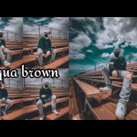 Tutorial edit foto Aqua Brown | Lightroom Tutorial