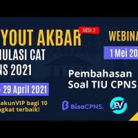 TRIK CEPAT Taklukkan Soal TIU CPNS 2021 Plus TRYOUT AKBAR GRATIS 100% dari BisaCPNS TRIK CEPAT Taklukkan Soal TIU CPNS 2021 Plus TRYOUT AKBAR GRATIS 100% dari BisaCPNS