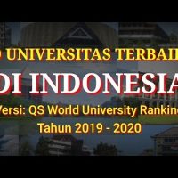 9 Universitas Terbaik di Indonesia Tahun 2019-2020 versi QS World University Ranking 9 Universitas Terbaik di Indonesia Tahun 2019-2020 versi QS World University Ranking