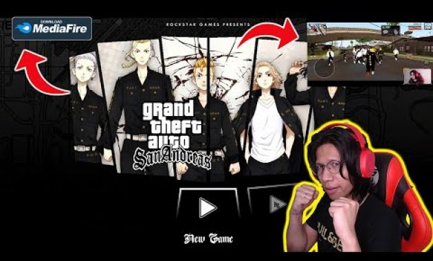 Download GTA SA LITE Mod Tokyo Revengers Di Android, Cocok Untuk Semua GPU Dan OS !