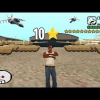 KACAU ! Buronan Bintang 10 Di GTA San Andreas ! #Shorts