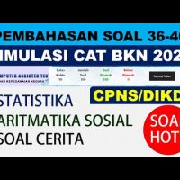 Pembahasan Soal HOTS Asli SIMULASI CAT BKN 2021 – CPNS DIKDIN [NO.36-40]