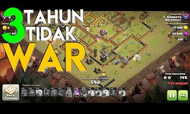 Dapat Apa 3 Tahun Tidak ikut war !? – Clash Of Clans Indonesia