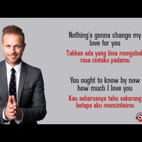 Download Lagu Nothing’s Gonna Change My Love For You – Westlife (Lyrics video dan terjemahan)