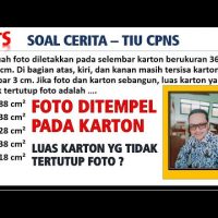 SOAL FOTO DITEMPEL PADA KARTON – SOAL CERITA HOTS TIU CPNS 2021 [#74]