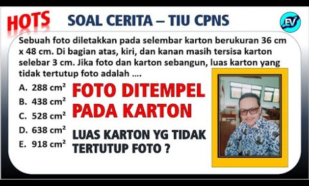 SOAL FOTO DITEMPEL PADA KARTON – SOAL CERITA HOTS TIU CPNS 2021 [#74]